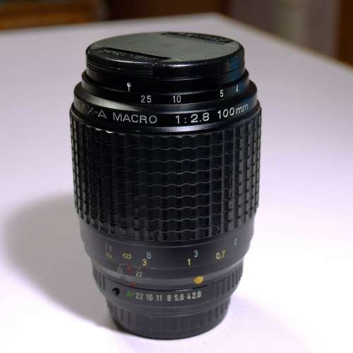 稀有精品pentax a 100mm f2.8 macro微距鏡皇
