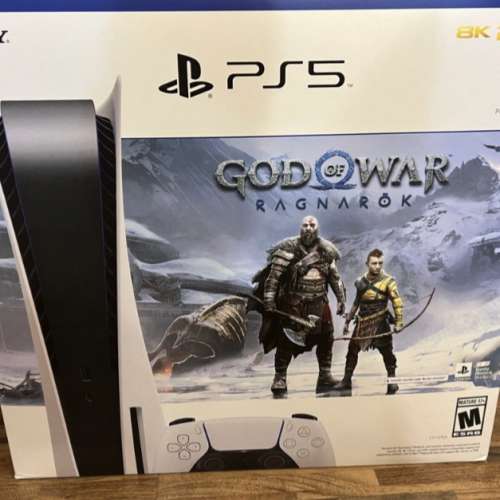 全新 美版 PS5 光碟版 主機 連戰神 套裝 GOW 水貨