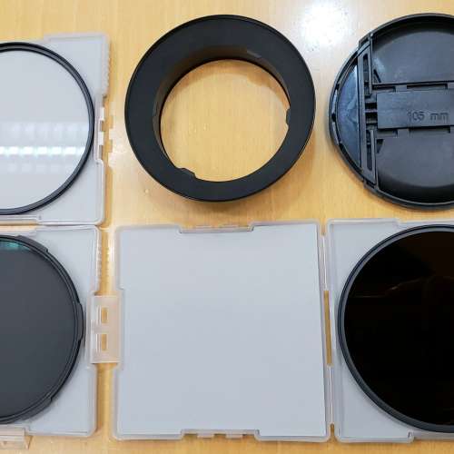 STC Screw-in Lens Adapter 連 105mm ND64 CPL UV (Olympus 7-14mm f2.8 PRO) - 98%新