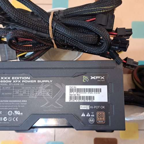 出售XFX 650w半模組銅牛