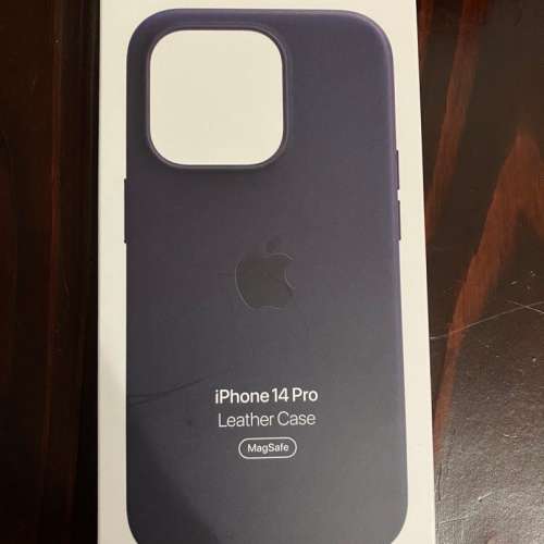 iPhone 14 Pro Leather Case with MagSafe - Ink 墨水色 手機機殼 皮革護殼 全新 原...