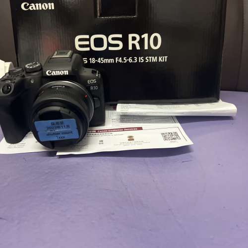 剛剛11月買 完美無瑕 全新一樣 全套有盒 香港行貨 有保用 Canon R10 快門次數1XXX ...