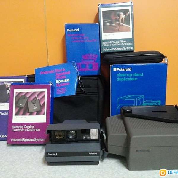 Polaroid spectra 2 + 原裝配件連盒連袋連說明書。。2
