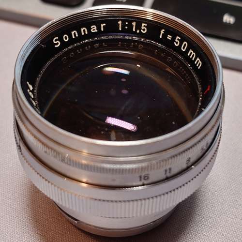 Zeiss-Opton T Sonnar 50mm f/1.5 (Contax RF mount)