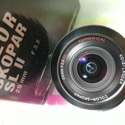 全片幅餅鏡- 福倫達 Voigtlander 20mm (Canon EF接環 單反全片幅及無反 APS-C合用)...