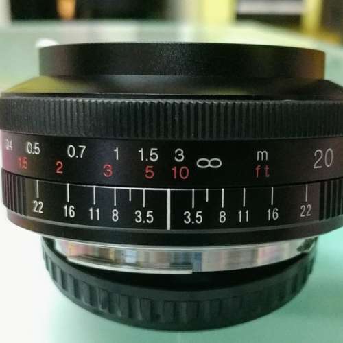 全片幅餅鏡- 福倫達 Voigtlander 20mm (Canon EF接環 單反全片幅及無反 APS-C合用)...