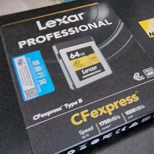 Lexar Professional CFexpress Type B Card 64GB [R:1750 W:1000]