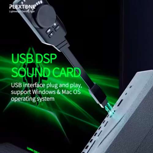 Plextone 🔥 GS3 Mark II 🔥 USB DSP Sound Card (New Character Available )