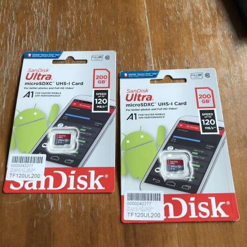 SanDisk Ultra Micro SDXC UHS-I Card 200GB