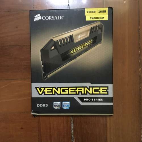 Corsair Vengeance ddr3 2400mhz 16GB kit 8gb x2 共16Gb