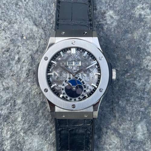 Hublot Classic Fusion Aerofusion Moonphase Titanium no rolex iwc panerai