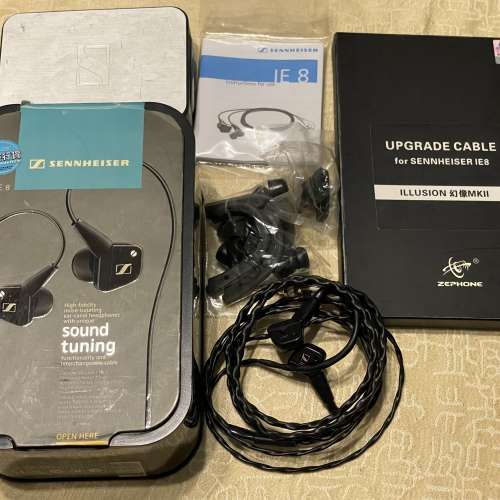 Sennheiser IE8 earphones 香港行貨有盒