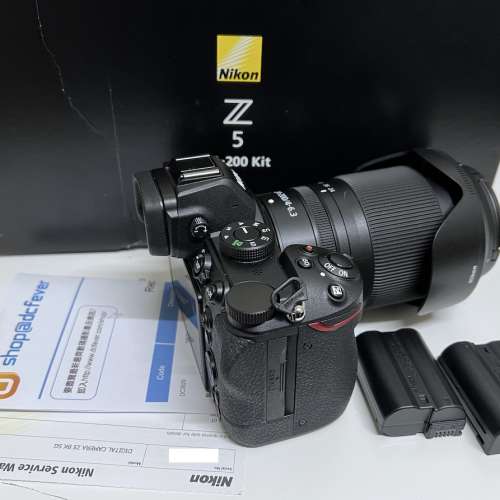 Nikon Z5連24-200 Kit  快門7xx  原廠電x2  長保用至今年11月