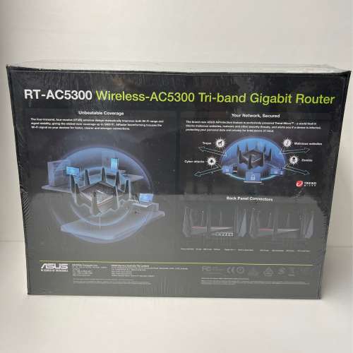全新ASUS AC5300 三頻Gigabyte WiFi電競無線路由器 - 二手或全新網絡/WIFI, 電腦 - DCFever.com