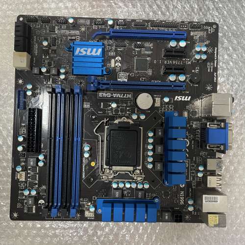 二手 MSI H77MA-G43 H77 DDR3 LGA1155 MATX MB