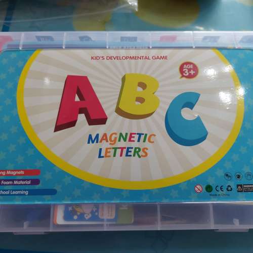 英文啟蒙26個大小寫字母磁貼玩具