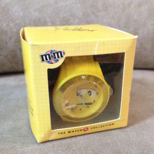 m&m The Watch Yellow (need battery replaced) 20211122-002 NEW 全新 卡通手錶 (...