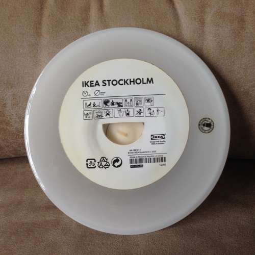 IKEA Stockholm Glass Tealight Holder Maria Vinka Design White NEW 全新 茶燈座