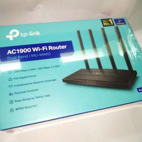 TP-Link AC1900 無線 MU-MIMO Wi-Fi 路由器 (Archer C80)(全新)