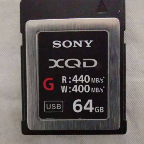 出售Sony XQD G系列記憶卡64GB