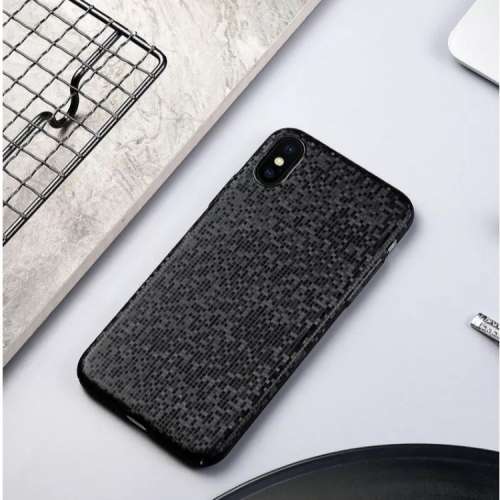 iPhone Case 7/8/plus/X 方格馬賽克軟硬殼！送玻璃貼一張！