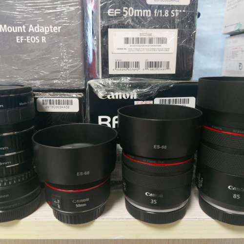 完美Canon RF35mm RF85mm EF50mm EF to EOS R Adapter  KenKo Extension Tube R6R5