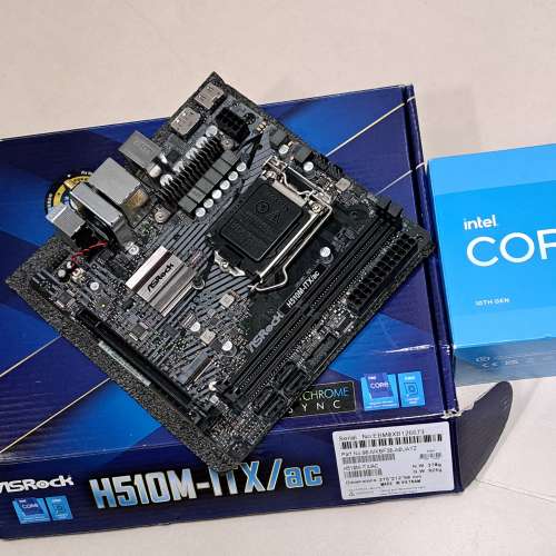 Intel i3-10105 LGA1200 + ASRock H510M-ITX/ac