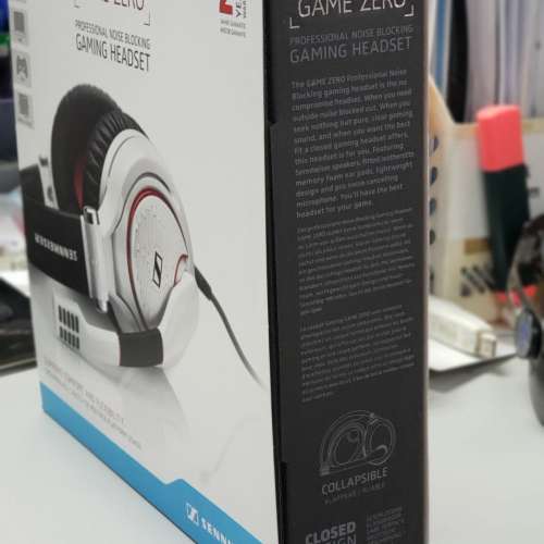 全新Sennheiser Game Zero 頭戴式電競耳機