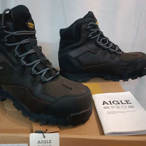 AIGLE法國 中筒防水透汗氣安全靴(歐碼42)