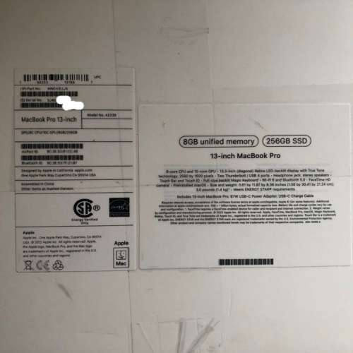 MacBook Pro M2 8gb / 256gb 9成新 有盒 有原裝牛 Applecare+ 至 2023 年 9 月 (No...