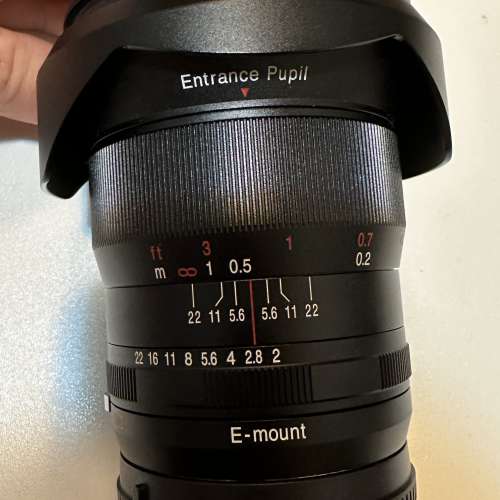 Laowa 老蛙 15mm f/2 Zero D lens 零變形鏡頭 for Sony FE mount