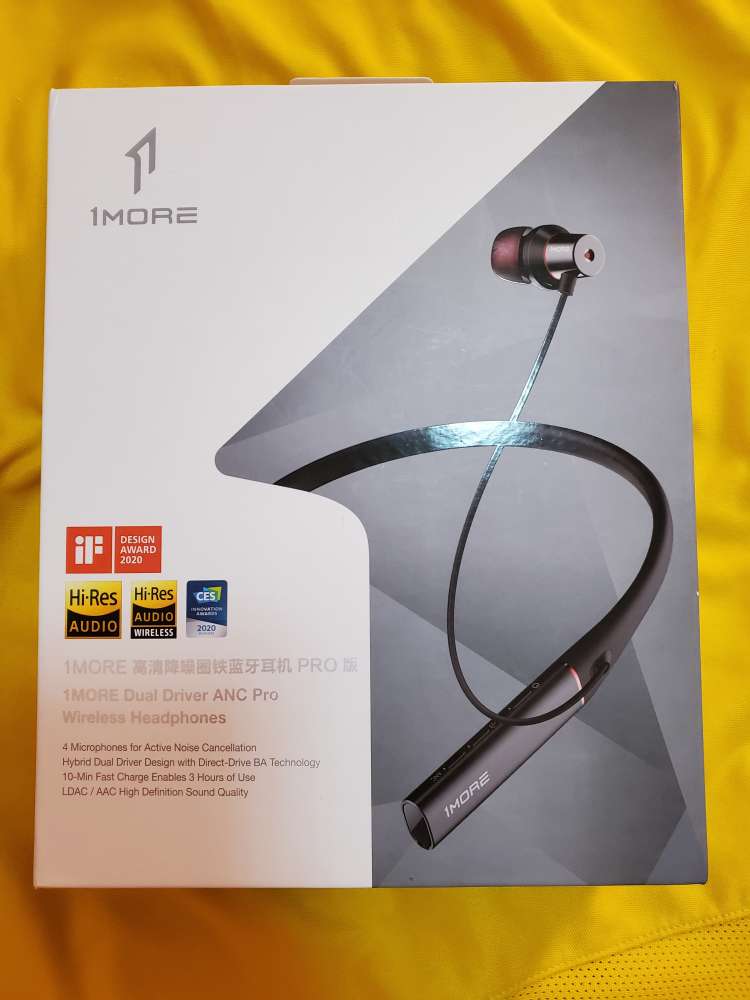 Bluetooth 1more Dual Driver Anc Pro Wireless Headphones 1more Dual