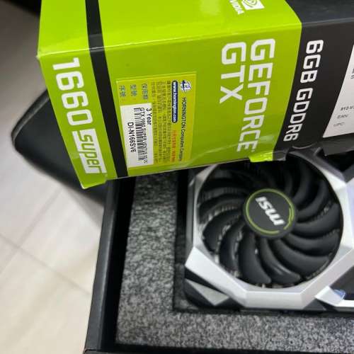 MSI GeForce GTX 1660 SUPER VENTUS XS OC 6GB 99%新有盒有保（2060 1660ti 1070 2...