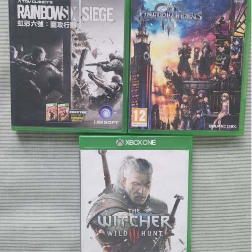 XBOX One, XBOX One X, XBOX Series X games - Witcher, Kingdom Hearts III, Rainbow