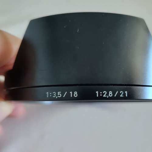 Carl Zeiss lens hood for 1:3.5/18 & 1:2.8/21