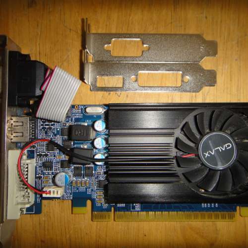 GALAX GeForce GT 730 GDDR5 1GB 64Bit 顯示卡 長短片