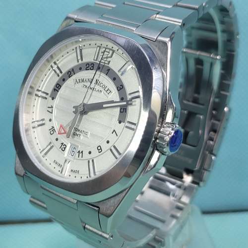 Armand Nicolet automatic GMT Chronograph 機械自動腕錶