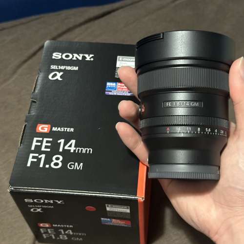 Sony FE 14mm F1.8 GM 行貨
