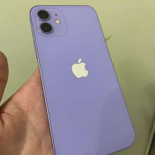 Apple iPhone 12 128G 紫色6.1寸大螢幕，5G 雙卡雙待，可同時使用兩張實體卡，電池...