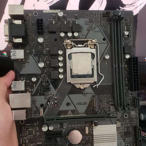 買賣全新及二手CPU, 電腦- Intel Core i5 9400F + ASUS PRIME B365M-K