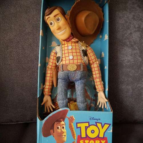 絕版胡迪1:1 第一代 figure 1995 電影珍藏版 反斗奇兵 toy story woody 中古rare P...