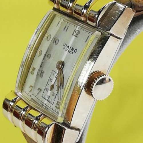 Viking 機械上鏈GP/鋼 腕錶