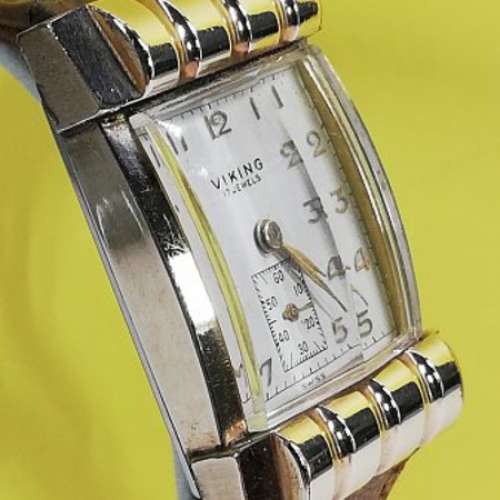 Viking 機械上鏈GP/鋼 腕錶
