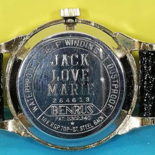 中古BENRUS 械械自動腕錶