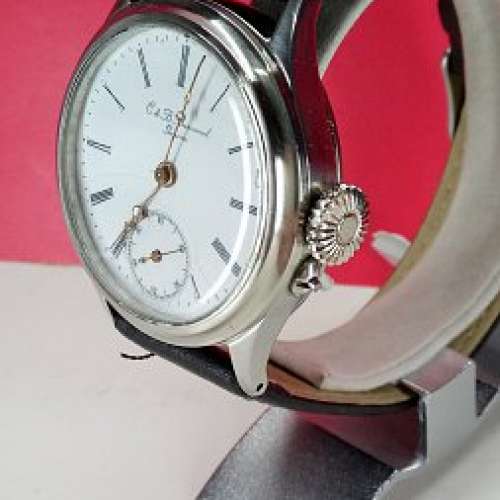 Antique C&B BORNAND 機械上鏈綱腕錶