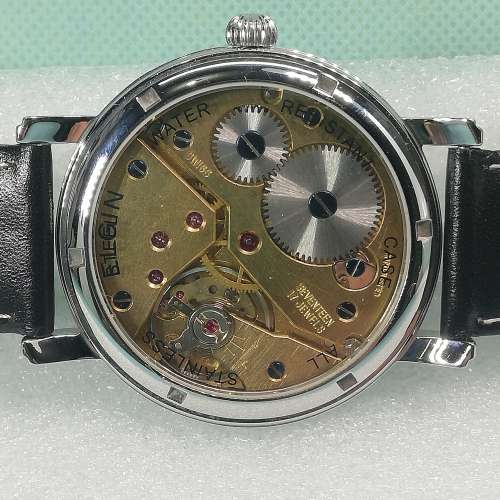 Elgin hand-winding 機械上鏈腕錶.