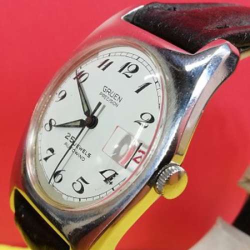 中古Gruen 機械自動腕錶