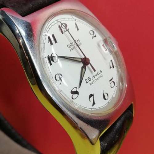 中古Gruen 機械自動腕錶