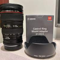 Canon EF24-105 F4 L IS USM 連 EF-EOS R 環