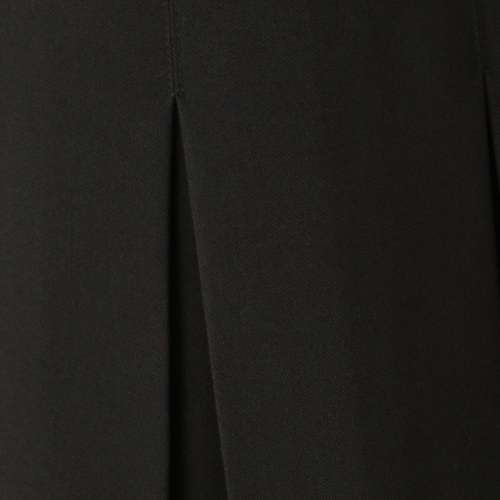 Heather 黑色高腰百褶短褲裙